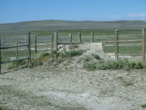 GDMBR: Close-Up of an Antelope  Jump-Off ramp.